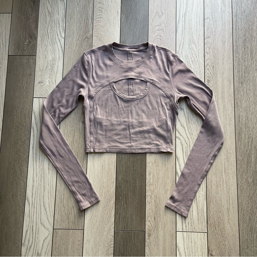 Lululemon Women's Mauve Long Sleeve Top